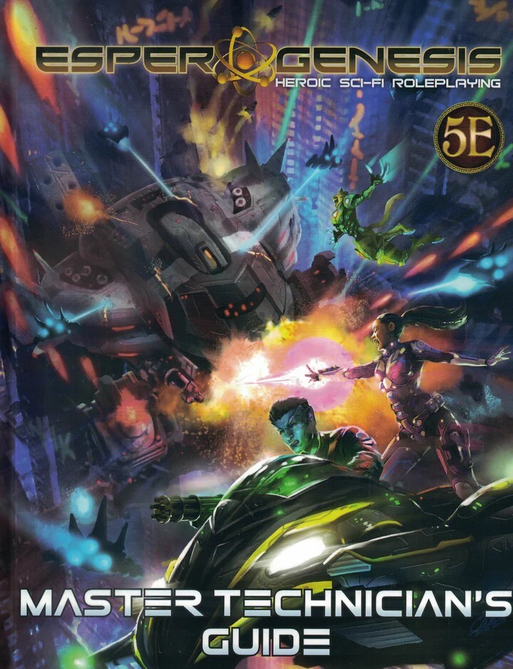 D&D 5e RPG: Esper Genesis Master Technician's Guide