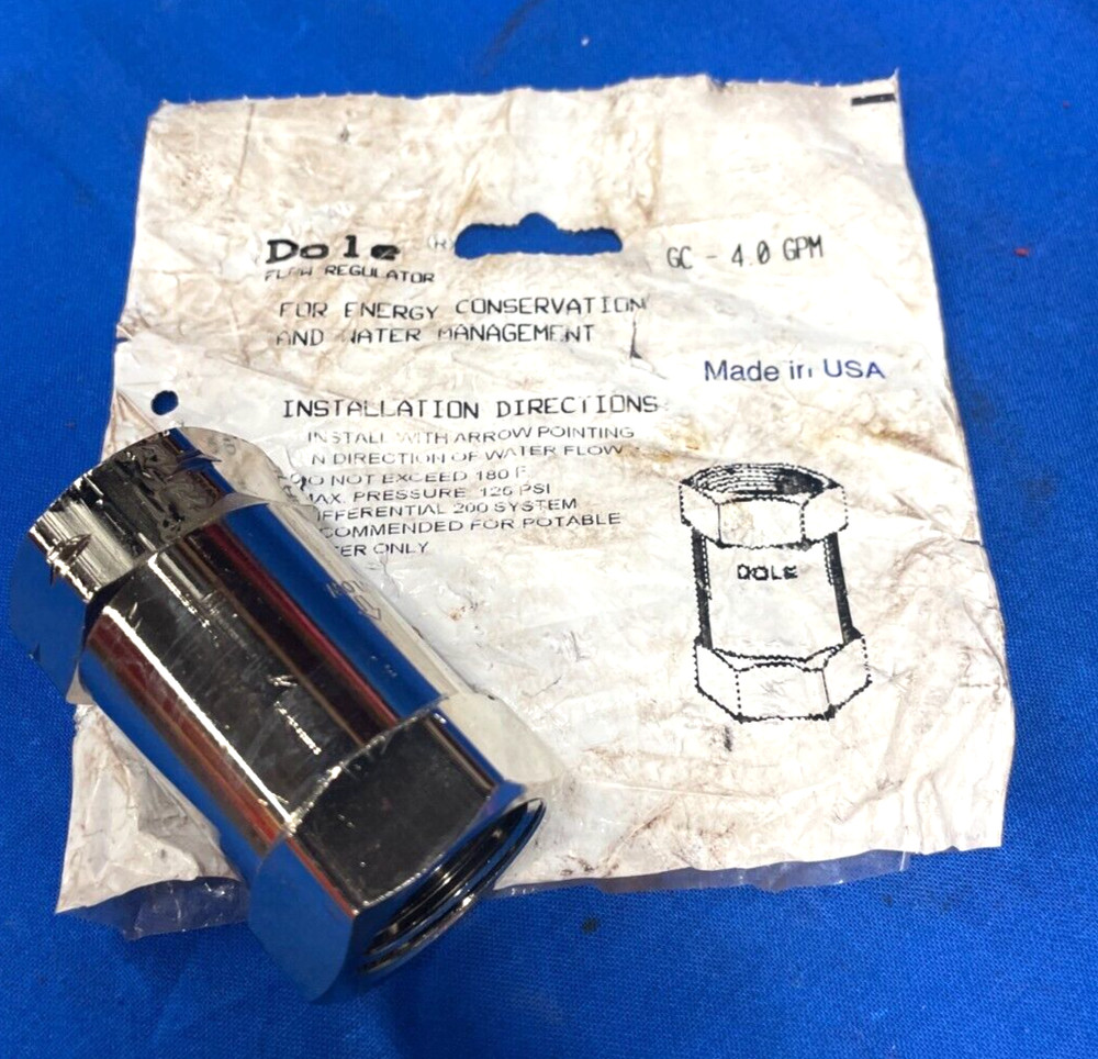 DOLE FLOW REGULATOR GC 4.0 GPM 3/4" NPT
