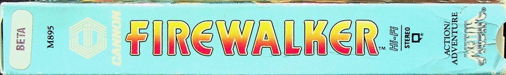 Firewalker - Beta - Cannon/Media (1986) - PG - Pre-owned