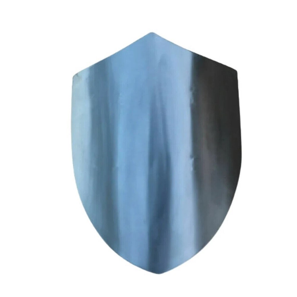 14th Century Functional Polished Steel Medieval Shield, Battle Shield,