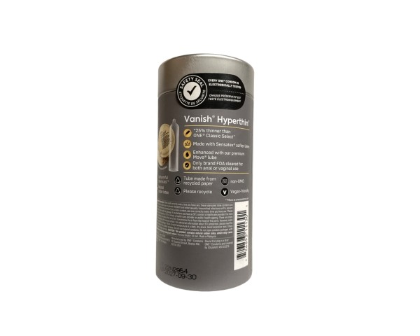 One Vanish Hyperthin Condoms - Premium Latex - 12 count