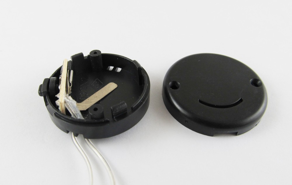 Black CR2032 X 2 Button Battery Holder Case Box Smile Flicker Flash String Light