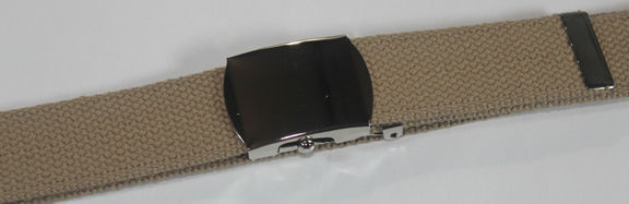 NEW ADJUSTABLE 52" INCH ASSORTED CANVAS GOLF WEB UNIFORM BELT CHROME BUCKLE