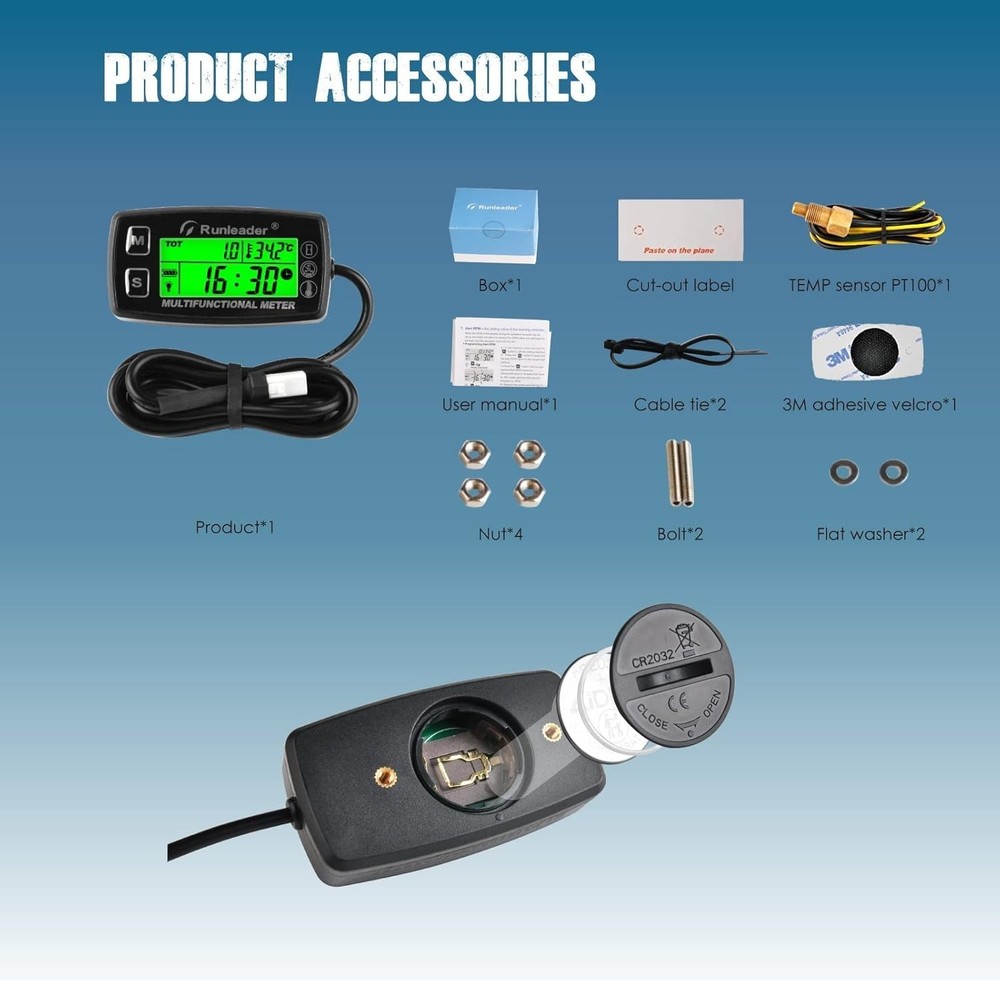 Backlit Display for Lawn Tractors & More