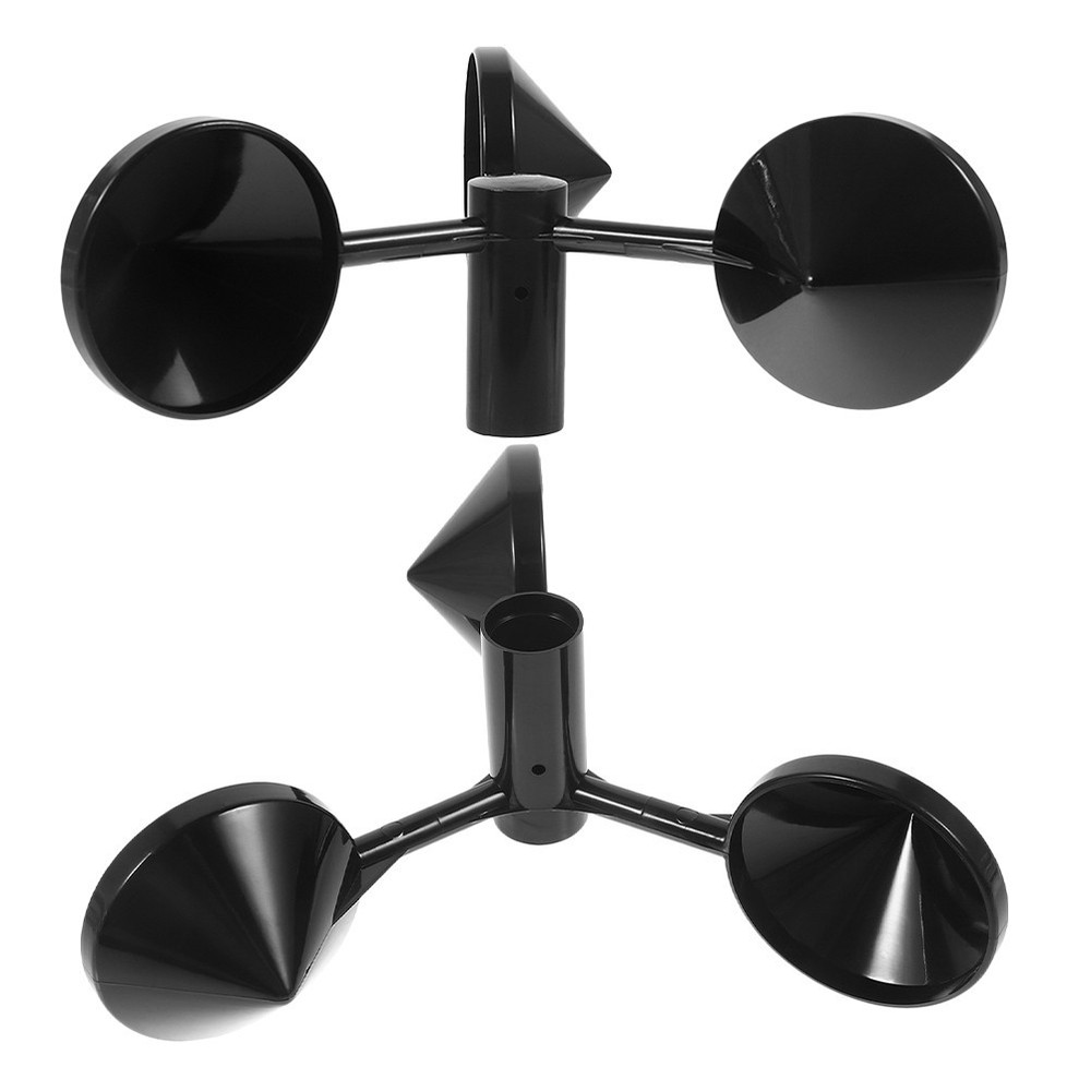 2 Pcs Handheld Wind Speed Meter Cup Anemometer with Direction Weather