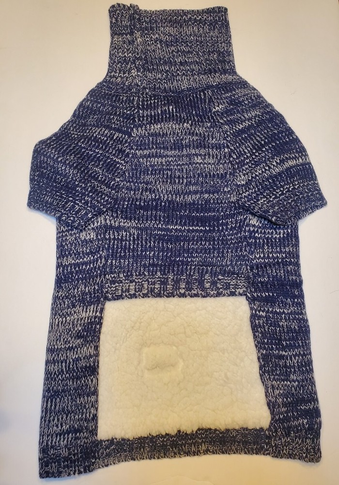Cooltail Dog Sweater Size Large Blue Knit Jacket