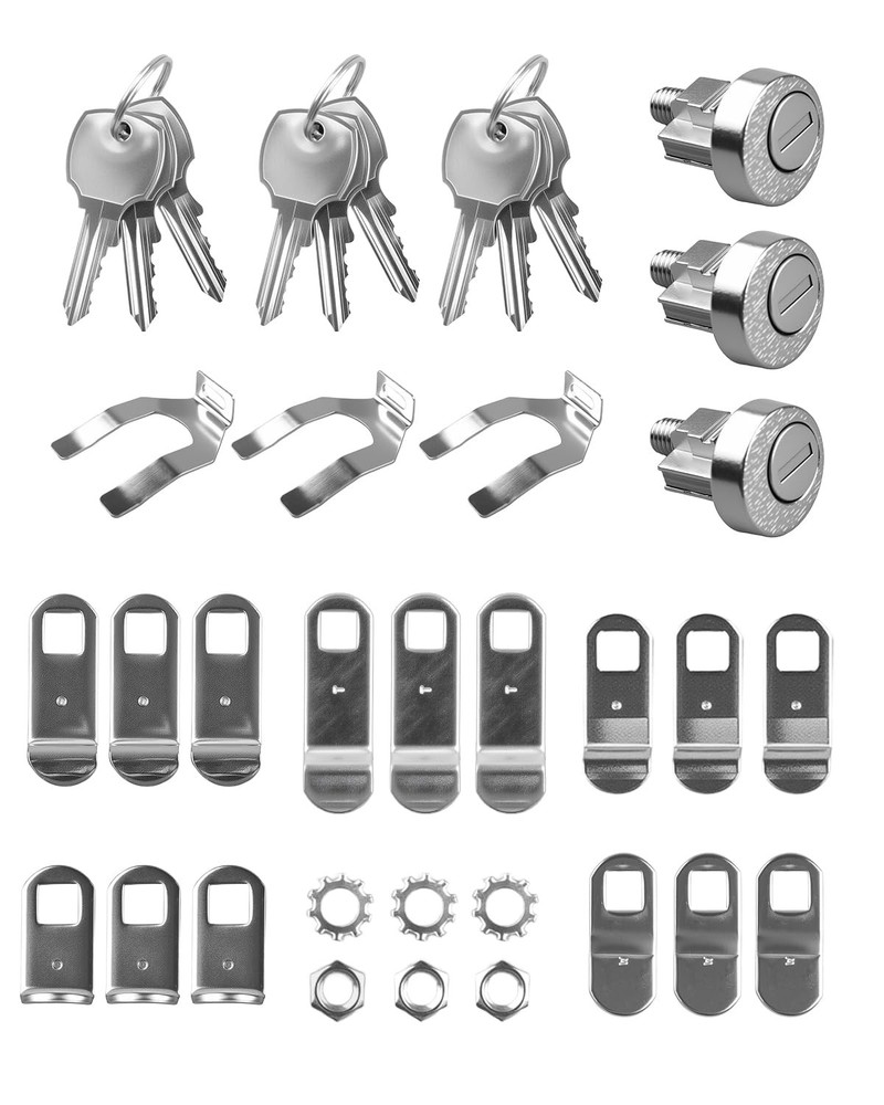 3Pcs Mailbox Locks, Replace National L-1172C Mailbox Lock Fits for C9100 Mail...