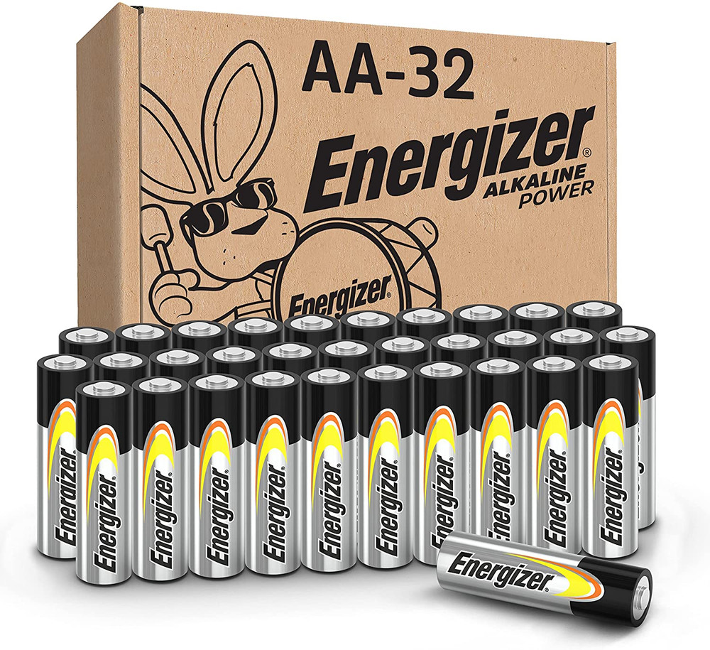 Energizer Alkaline AA Batteries, 32-Pack Double A Battery Set