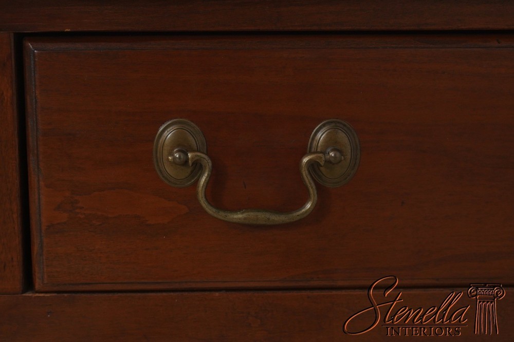 LF70575: Bench Made Cherry Chippendale 2 Drawer Sofa Table