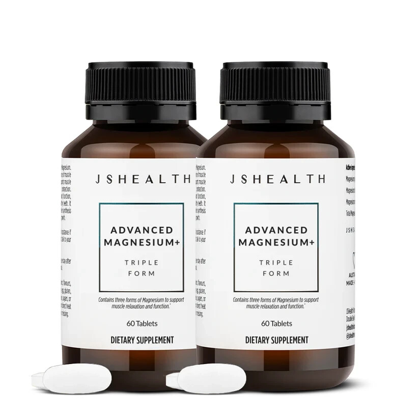 (2 Pack) JSHealth Vitamins Advanced Magnesium Supplements - 120 Tablets