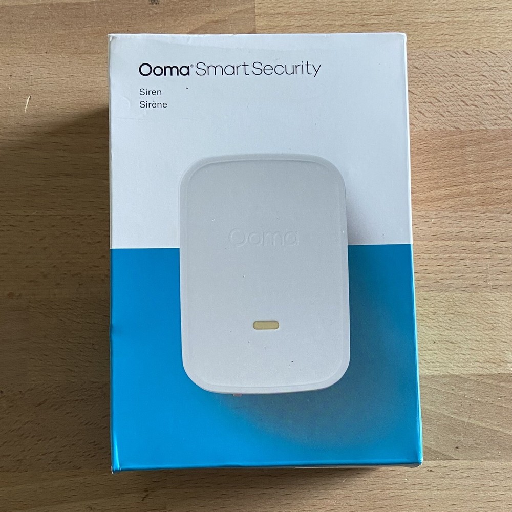 Ooma Smart Security Siren - Works with Smart Home Security - New