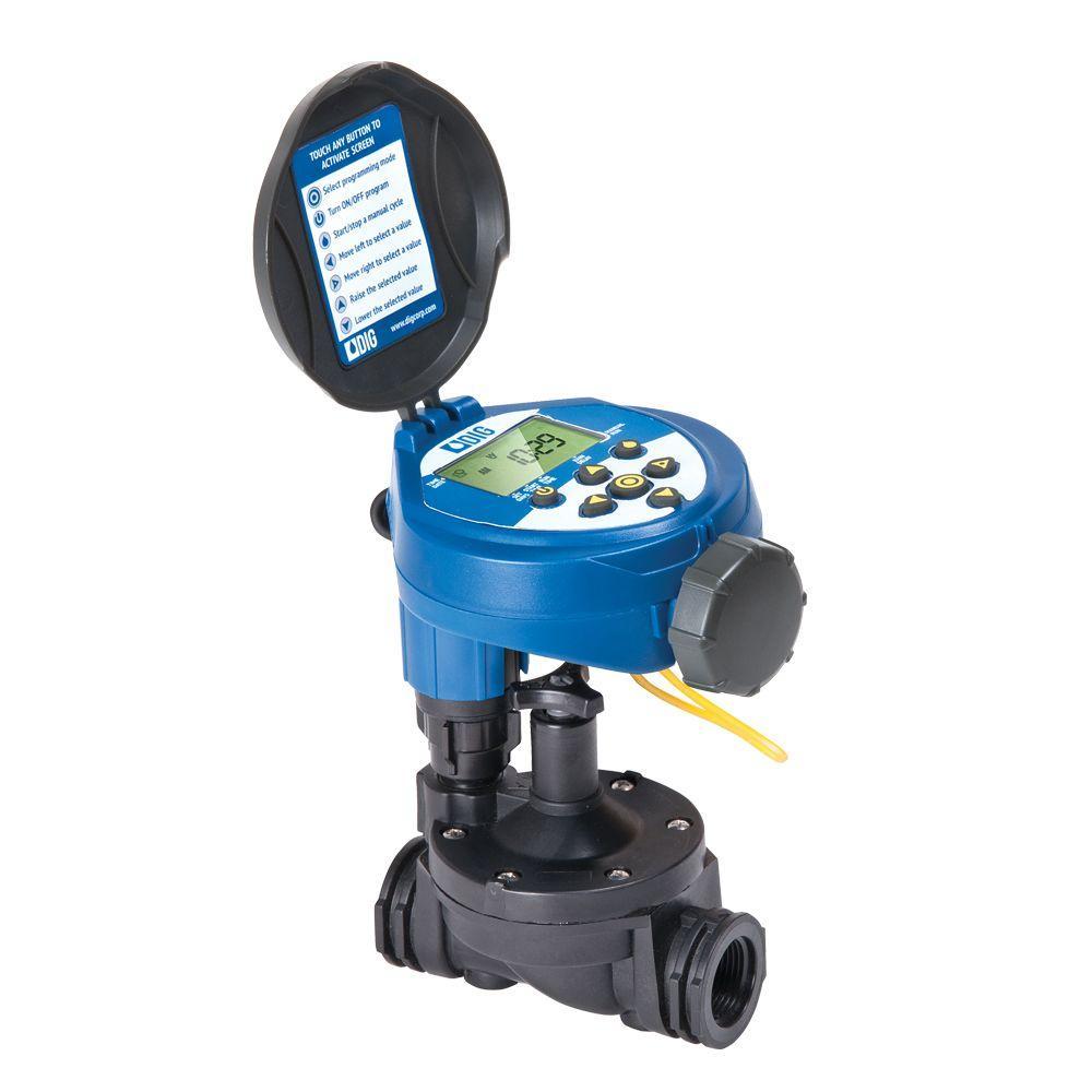 DIG RBC 7000 - Battery Powered Digital Irrigation Controller -3/4" In-line Valve