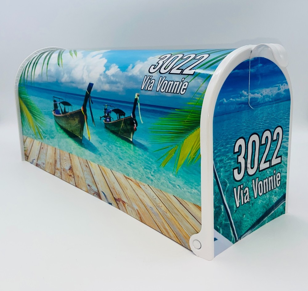 Tropical custom mailbox, Mothers Day Gift