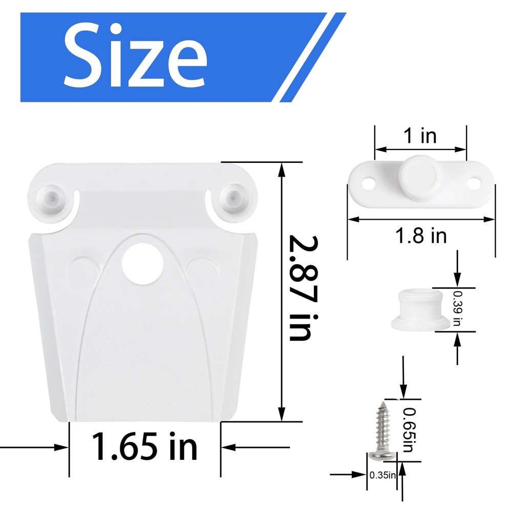 2-Pack Igloo Cooler Latches & Posts – High-Strength Plastic Replacement Kit