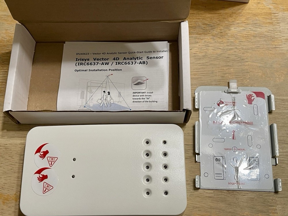 Irisys Vector 4D IRC6637-AW People Counting Device NEW