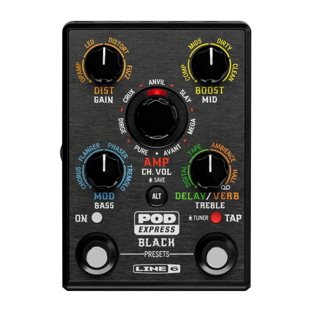 Line 6 POD Express Black Guitar Multi-Effects Processor