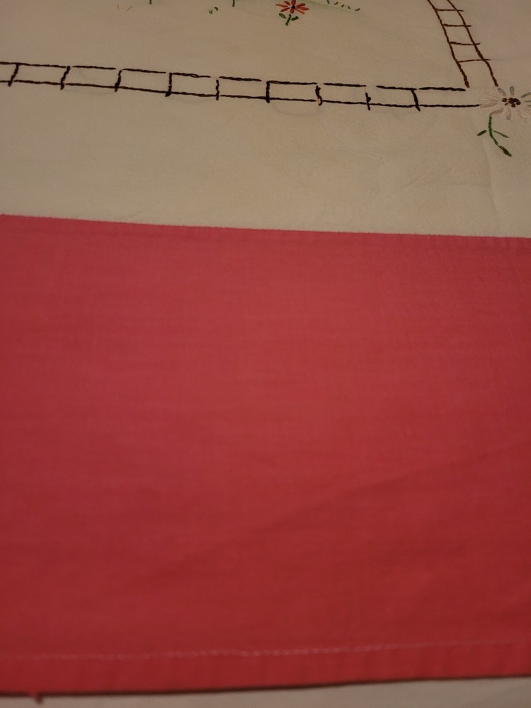 Vintage Embroidered Nursery Linens