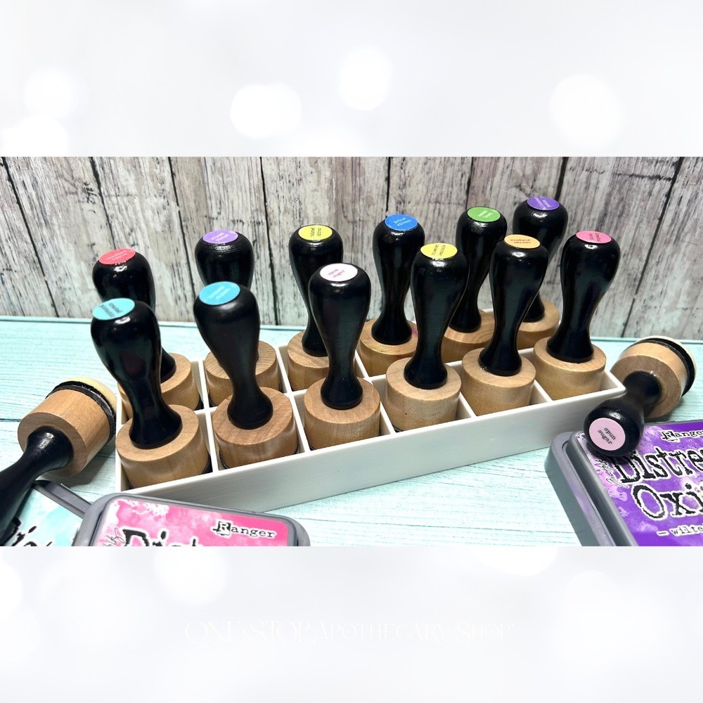 Tim Holtz White INK BLENDING TOOL Holder Organizer Storage