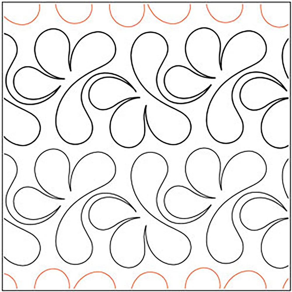 Pantograph Pattern Quilting Feather Quilt Patterns For Longarm Machine Designs