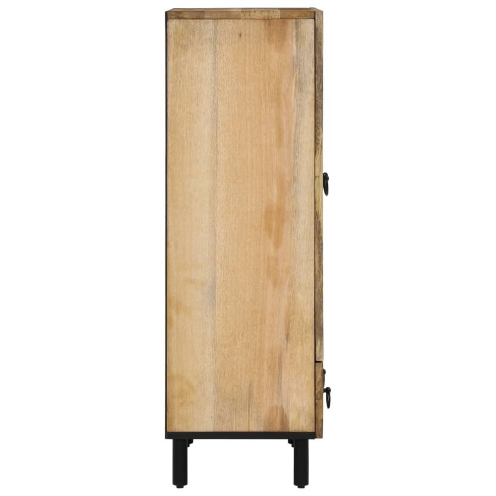 Highboard 23.6"x13"x39.4" Solid Wood Mango