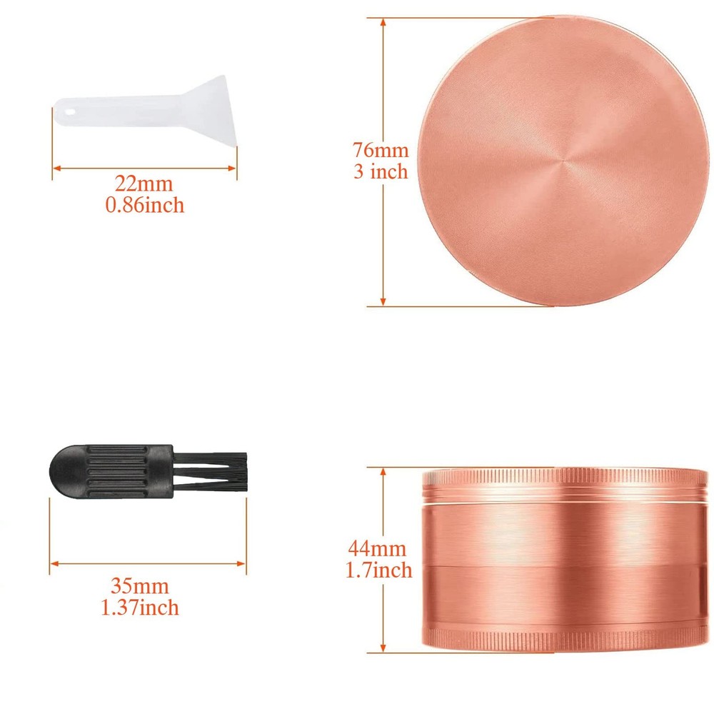 Grinder (Rose Gold) (3 inch)