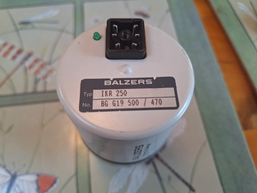 Balzers Ikr250 Vacuum Cold Cathode Gague