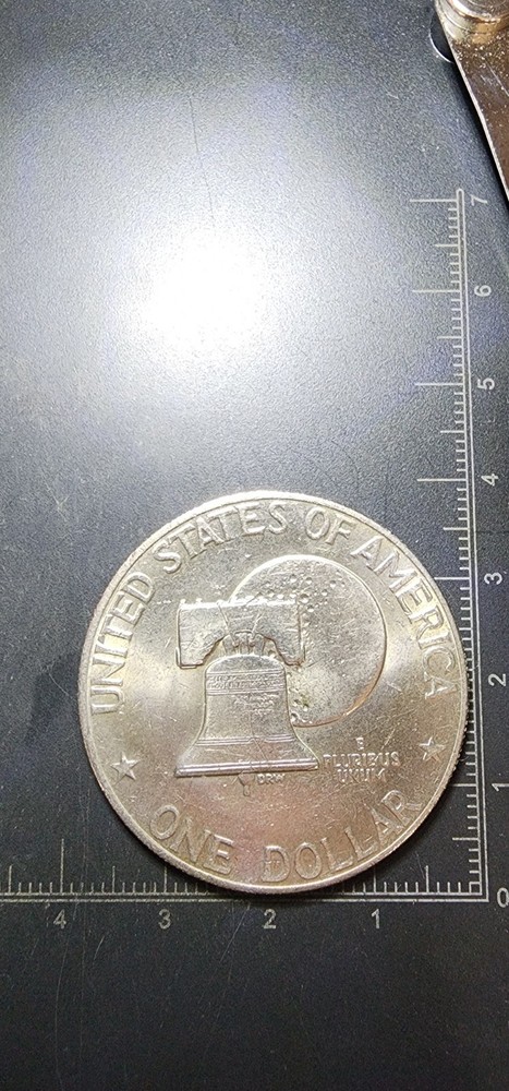1776-1976 Eisenhower Bicentennial Ike Dollar DDR ERROR!