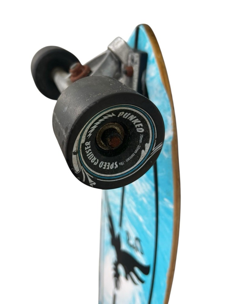 Yocaher Punked Drop Through Tsunami Longboard Speed Cruiser