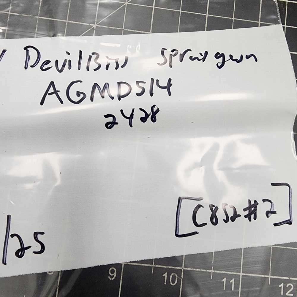 ITW DEVILBISS AGMD-514 HVLP Automatic Spray Gun 2428 [C8S2] #2