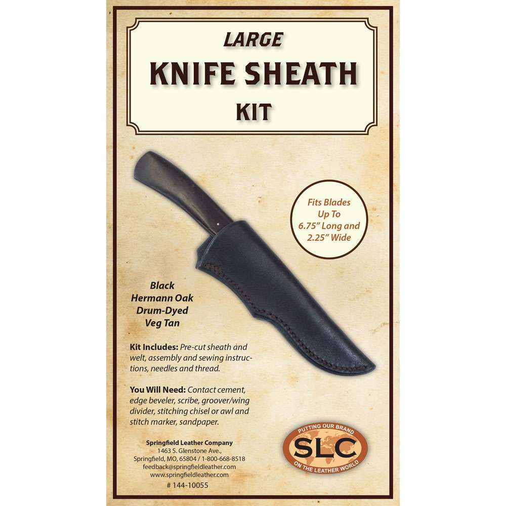 Hermann Oak Knife Sheath Kit from SLC with Instructions Included