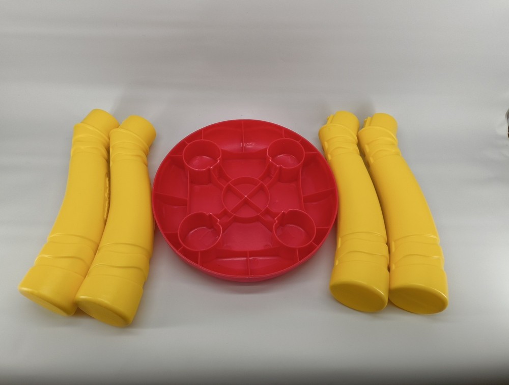Crayola Crayons Play N Fold Art Studio Replacement Stool Red and Yellow
