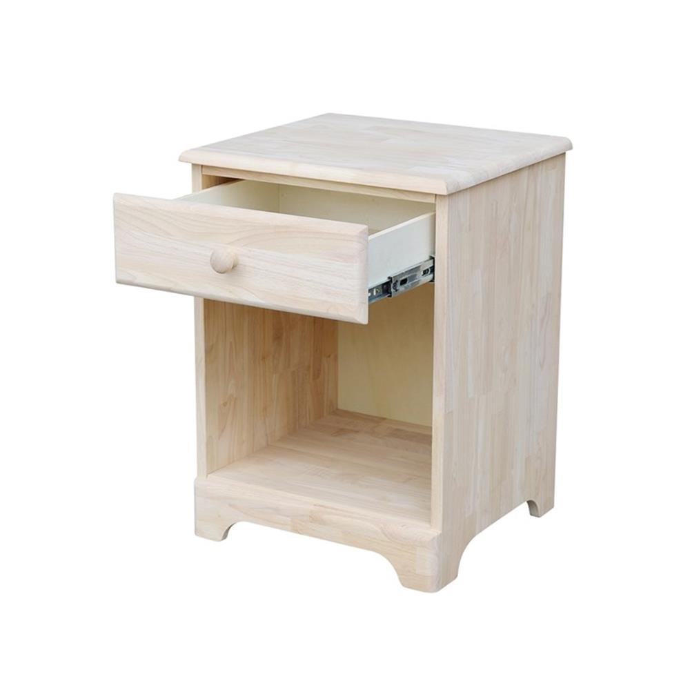 International Concepts Nightstand Unfinished