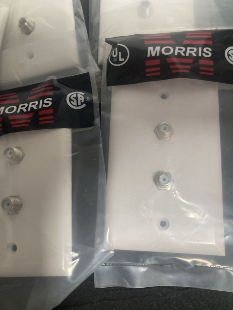 17 Pack double tv jack Wall Plates white