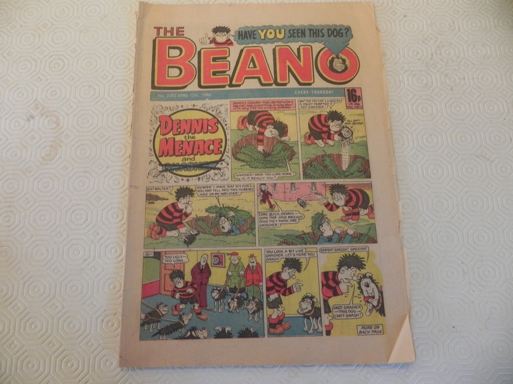 40th birthday present - Beano April 12th 1986