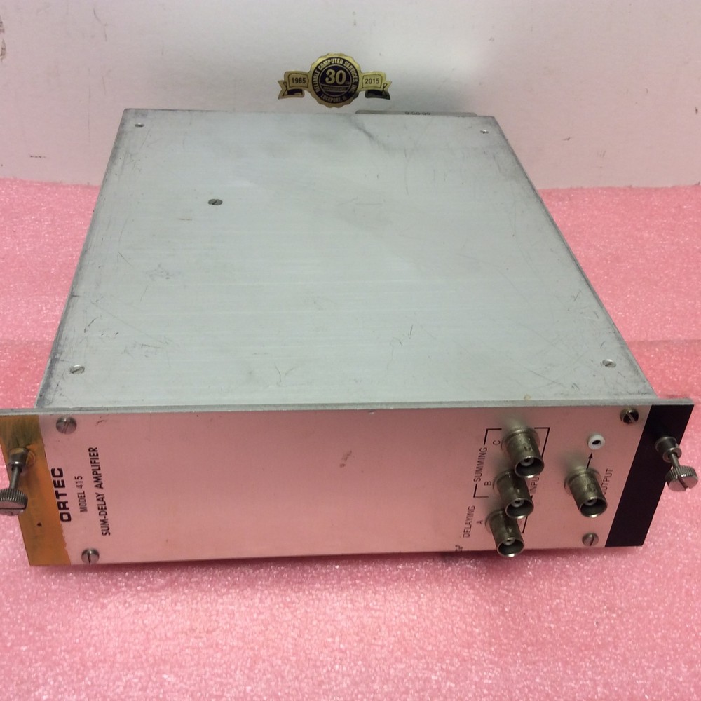 ORTEC EG&G NIM computer module model # 415 SUM-DELAY AMPLIFIER Bin Module
