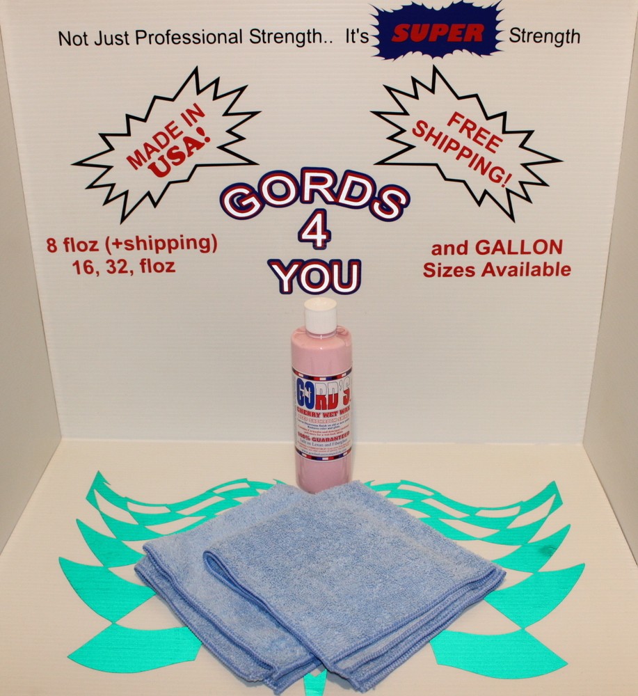 GORD'S 16 FLOZ Cherry Wet Wax Kit