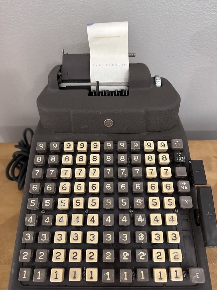 Vintage Burroughs Electric Adding Machine Series P