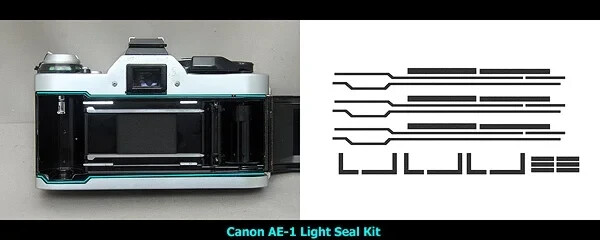 3kit Set Canon AE-1 AE1 Camera Light Seal Adhesive Form Replacement from Japan