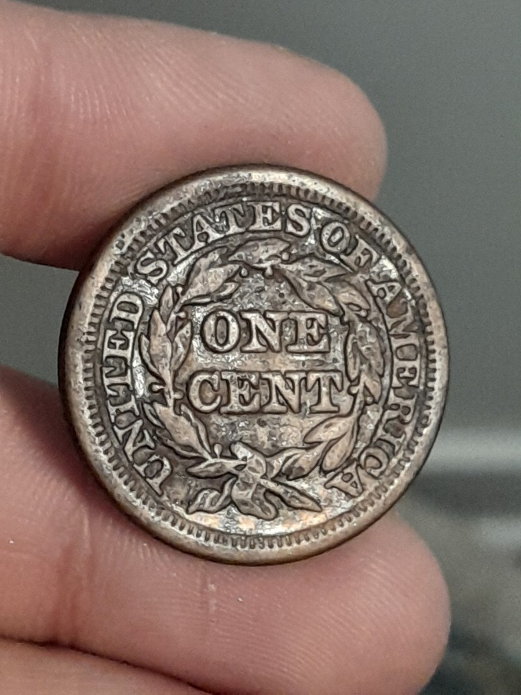 1847 Braided Hair Large Cent #2