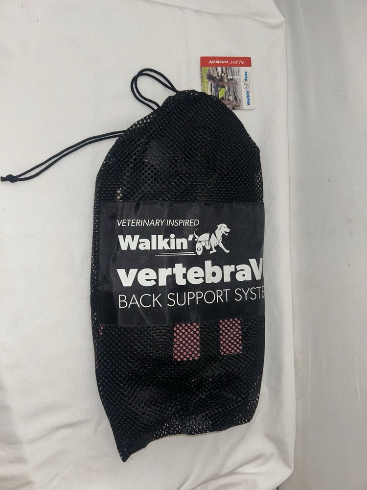 Walkin Dog Walkin VertebraVe Pink Medium Back Support Harness