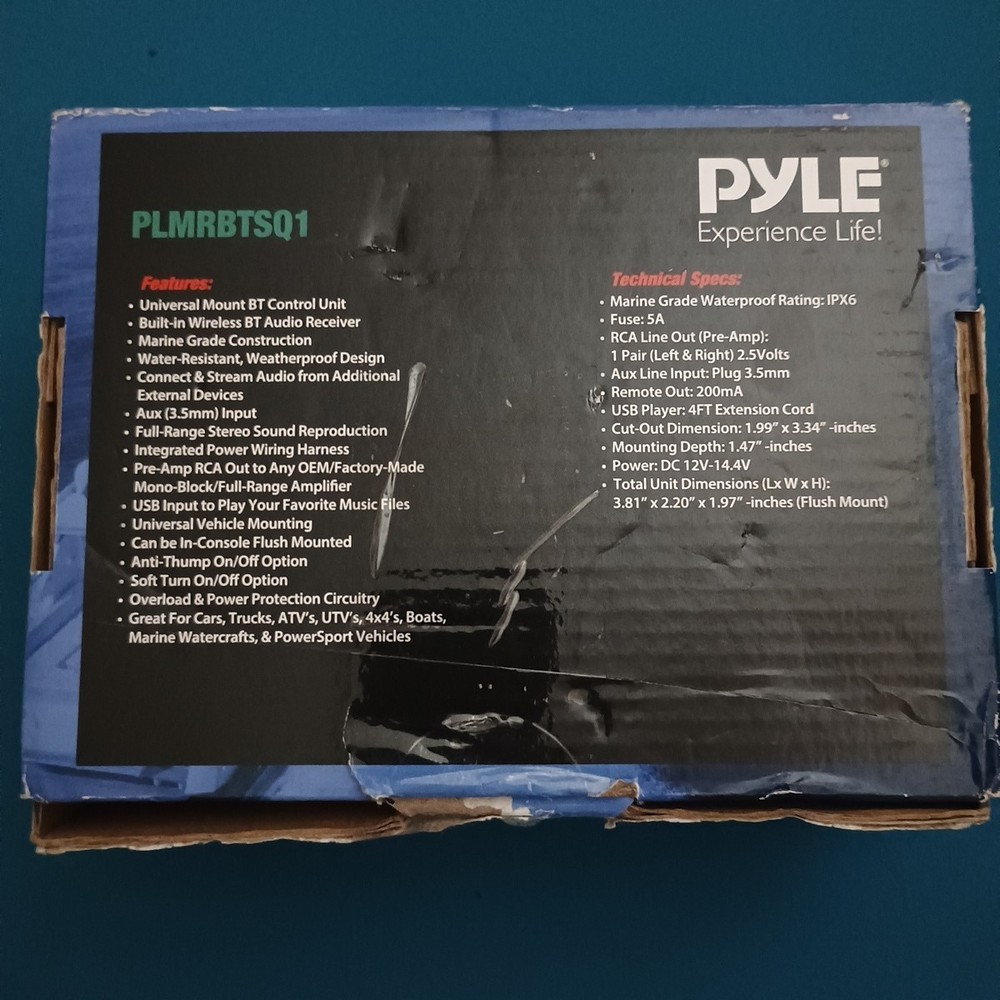 Pyle PLMRBTSQ1 Car Wireless Bluetooth Audio Controller - Bluetooth Media