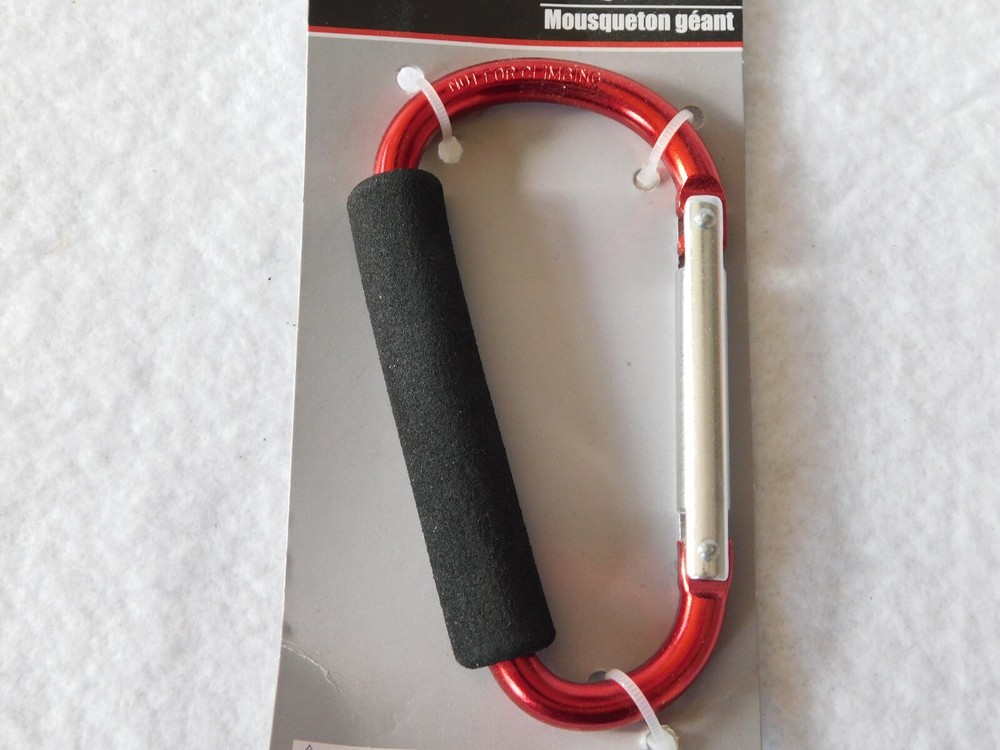 Tool Bench Hardware Red Mega Carabiner New