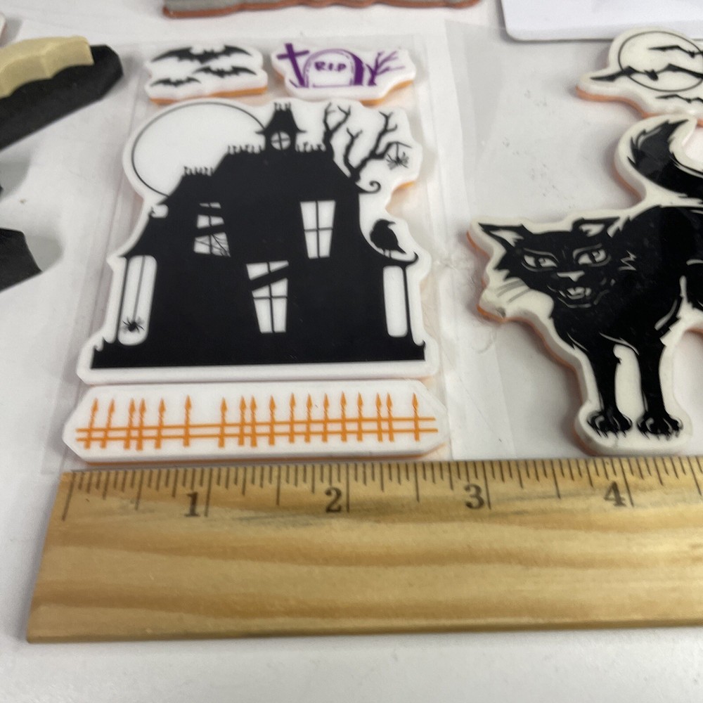 Halloween Cling Stamps Lot SH7