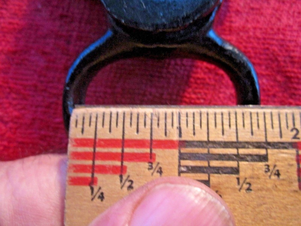 VINTAGE HORSE HAMES / HARNESS OVAL LOOP BUCKLE FITTING, NOS