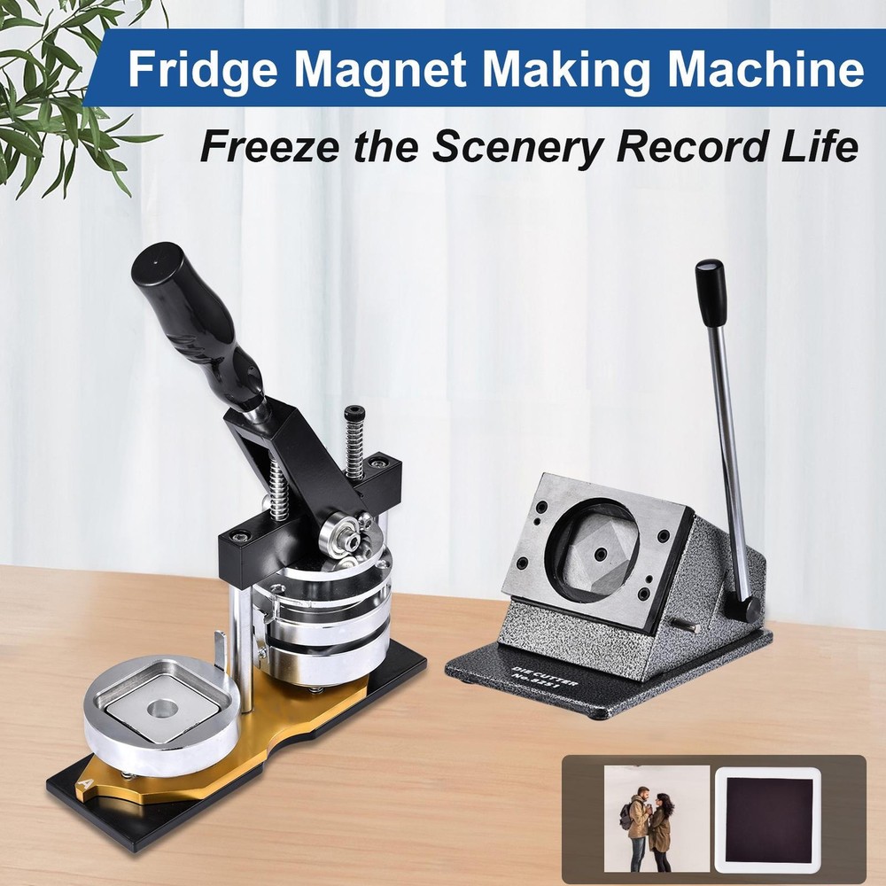 Fridge Magnet Button Maker - 2In Pin Maker for Refrigerator Magnet, DIY