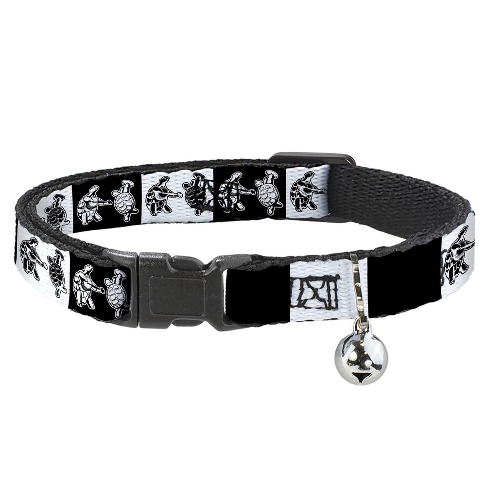 Grateful Dead Cat Collar, Breakaway Collar with Bell, Grateful Dead Dancing Terr