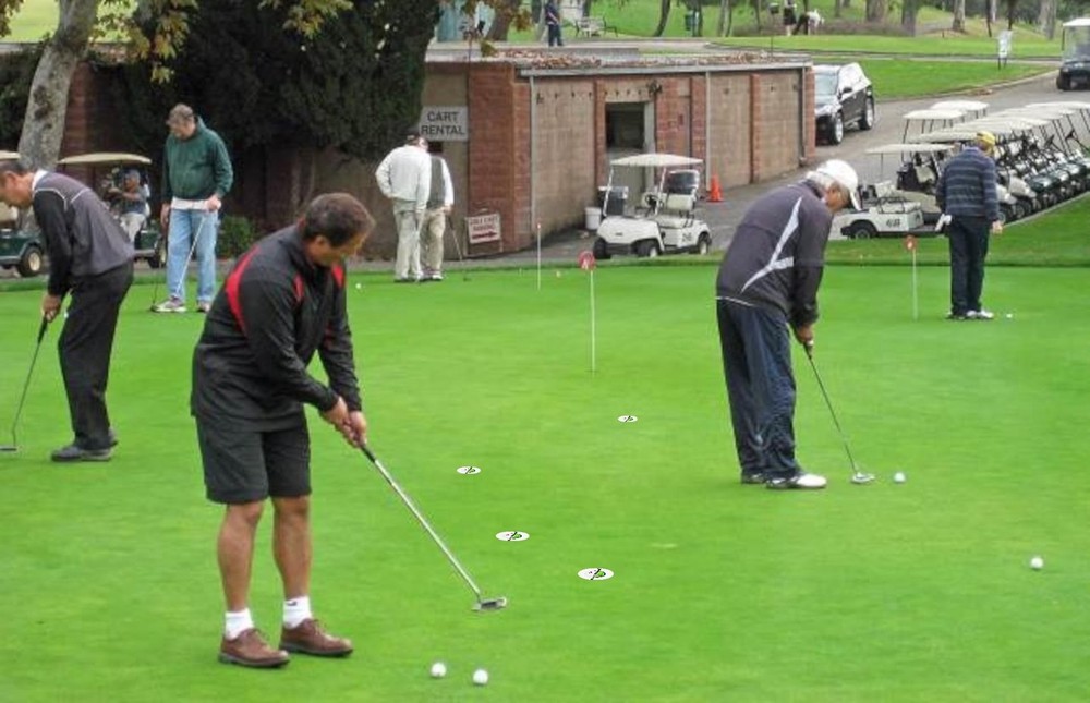 Putting Discs 4-Pack, Stocking Stuffer for Golfers, Golf Training Disk Access...