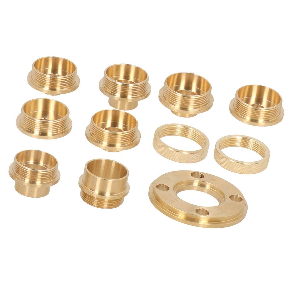 ˇTemplate Router Guides Kit With Lock Nut Adapter Template Guide Bushing Kit For