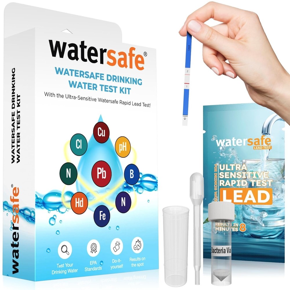 Comprehensive Water Testing Kit for Lead, Bacteria & More – Lab-Accurate Results