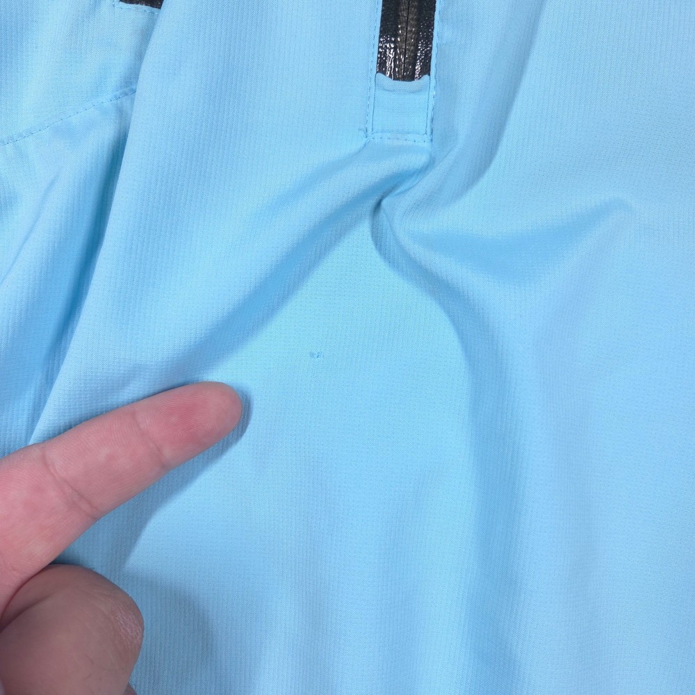 Zero Restriction Tour Series Jacket Men's 2XL Light Blue 1/4 Zip Pullover Golf